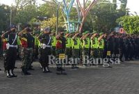 Apel Pasukan gabungan di Alun-alun Lamongan (IST)