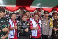 Menteri Agama Republik Indonesia H. Yaqut Cholil Qoumas bersama Bupati Kab. Pasuruan Dr. H. M. Irsyad Yusuf SE. MMA., Kapolres Pasuruan AKBP Erick Frendriz, S.I.K., M.Si. (Dok Foto IST)