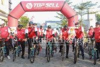 Memeriahkan HUT Polri ke-76, Polresta Sidoarjo menggelar Fun Bike Semarak Bhayangkara, Jumat (24/6/2022).  (IST)