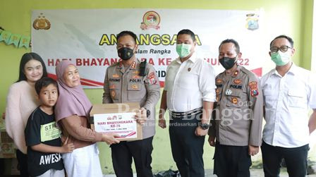 Anjangsana dipimpin langsung Kapolresta Sidoarjo Kombes Pol. Kusumo Wahyu Bintoro, Selasa (7/6/2022) (Dok Foto IST)