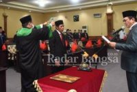 Dewan Perwakilan Rakyat Daerah (DPRD) Sumenep, Melantik anggota DPRD  PAW terhadap satu anggota Fraksi Partai Demokrasi Indonesia Perjuangan (PDIP) Senin (27/6/2022).  (IST)