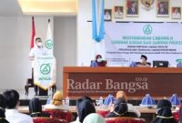 Bupati Takalar H. Syamsari, S.Pt. M.M., membuka langsung Musyawarah Cabang  ke II DPC Takalar Persatuan Ahli Teknologi Laboratorium Medik (Dok Foto IST)