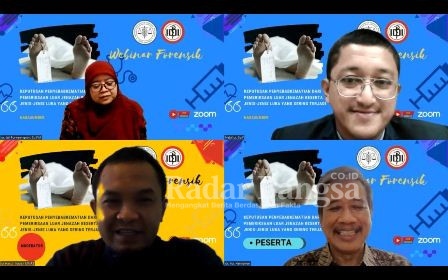 Tangkapan layar webinar PDFI Jatim dan IDI Banyuwangi (Dok Foto IST)