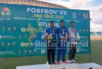 Atlet Bojonegoro yang menambah dua emas, Dua perak serta Dua perunggu dalam Pekan Olahraga Provinsi (Porprov) ke VII Jawa Timur Tahun 2022 Emas pertama hari ini Jumat, (1/7/2022) (Dok Foto KONI/Bojonegoro)