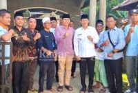 Dua Wakil Bupati berbeda daerah Propinsi saat bertemu di daerah Jorong Muara Tais (Dok KMF)