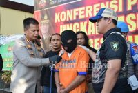 Kapolresta Sidoarjo Komisaris Besar Polisi Kusumo Wahyu Bintoro, saat konfrensi pers Jumat (1/7/2022)
