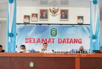 Rapat pembentukan Panitia Pelaksana Peringatan HUT ke 77 Kemerdekaan RI beberapa waktu lalu dipimpin langsung oleh Sekretaris Daerah (Sekda) Kabupaten Takalar, berlangsung di Baruga I Mannindori Kantor Bupati Takalar (Dok Foto IST)