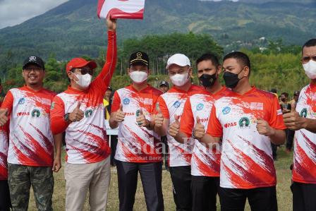 Kapolres Pasuruan AKBP Bayu Pratama Gubunagi, S.H., S.I.K., M.Si. menghadiri sekaligus mengikuti Olahraga bersama Rabu (10/08/2022), sekitar pukul 07.00 WIB (IST)