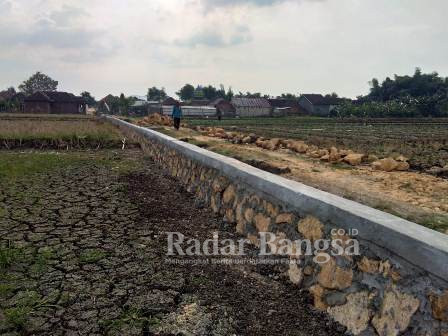 Lokasi kegiatan Pembangunan TPT di Dusun Ploreng Desa Kreteranggon Dari Program BKKPD (Dok Foto Pras)