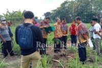 Saat kegiatan sidang Pemeriksaan Setempat Berlangsung