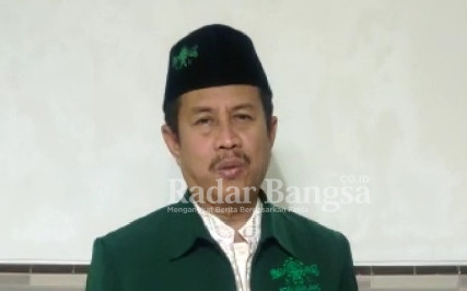 K.H Jamaludin, Plt Pengurus Cabang Nahdlatul Ulama Kabupaten Lumajang, pada awak media, Sabtu (27/8/2022).