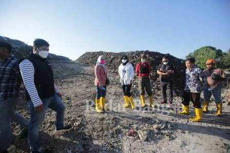 Walikota Makassar yang meninjau langsung Tempat Pembuangan Akhir (TPA) Antang (IST)