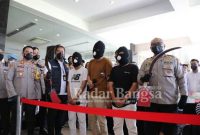 Wakapolda saat memimpin konferensi pers di lobby Mapolda Jateng, Rabu (10/8).