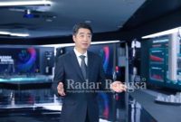 Ken Hu menyampaikan paparan di ajang HUAWEI CONNECT 2022 (PRNewsfoto/HUAWEI CLOUD)