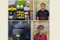 Kedua Terduga pelaku Pengedar Okerbaya dan Sabu