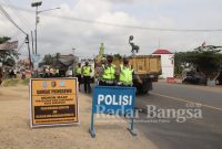 Anggota Satlantas Polres Pringsewu gelar razia