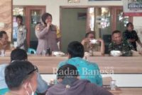 Acara rembuk bareng stakeholder desa dengan PT. Thai Union Kharisma Lestari di pendopo Balai Desa Pandanpancur, Kecamatan Deket, Kabupaten Lamongan, Selasa (4/10/2022)