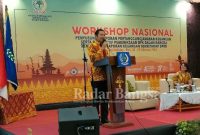 Top Leader Lamongan Yuhronur Efendi dalam Workshop Nasional Asdeksi, Jumat (21/10) di Hotel Plagoo Holiday Bali. (IST)