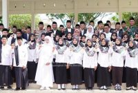 Foto bersama saat memperingati Hari Santri Nasional (IST)