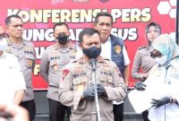 Kapolda Jateng Irjen Pol Ahmad Luthfi , saat konferensi pers di Mapolres Sukoharjo pada Selasa, (1/11)  (IST)