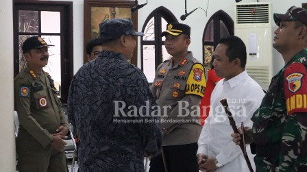 Forkopimda Lumajang Lakukan Pengecekan di Beberapa Gereja yang ada di Lumajang.