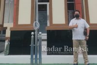 Dwi Heri Mustika SH usai sidang perkara dugaan persetubuhan anak dibawah umur di Pengadilan Negeri Sidoarjo. Selasa (03/01)  (Dok for RB)