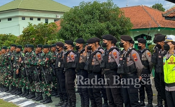 300 personel gabungan TNI - Polri jajaran Soloraya. (Dok for RadarBangsa.co.id )