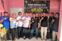 Tim Survei Bakesbangpol berkunjung ke Kantor Sekretariat Dewan Pimpinan Pusat Non Governmental Organisation Jaring Pelaksanaan Antisipasi Keamanan (NGO Jalak) Lamongan di RT 004 RW 002 Desa Karang Kecamatan Sekaran, Rabu (25/1)  (Dok RadarBangsa.co.id)