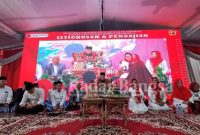 Istighosah DPD PDIP Jatim bersama KH Said Aqil Siradj dalam rangka HUT emas PDIP dan Ultah Megawati Soekarnoputri ke-76 (Dok for RadarBangsa.co.id)