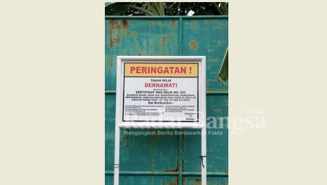 Meski mengklaim tanah di Jalan Sumbersari I Nomor 34 Kelurahan Lontar adalah miliknya, tetapi Hakim memutuskan Go Ferry Gunawan adalah satu-satunya pemilik yang sah atas tanah tersebut (Dok  for Yw/RadarBangsa.coid)