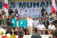  Ketua Umum Partai Kebangkitan Bangsa (PKB) Abdul Muhaimin Iskandar (Gus Muhaimin) membuka Festival Karapan Sapi Gus Muhaimin The Next 2024 di Stadion Raden Panji Mohammad Noer di Kabupaten Bangkalan, Madura, Minggu (26/2/2023)(Dok ISTIMEWA)