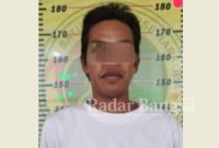 Terduga pelaku berinisial 'AY' (30) warga Desa Jatigono, Kecamatan Kunir, Kabupaten Lumajang. (Dok Humas Polres Lumajang, for Riyaman)