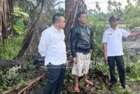 Sekda Mara Ondak Kunjungi Bencana Banjir di Kecamatan Tigo Nagari (Dok foto Yulia/RB)