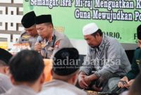 pengajian Isra’ Mi’raj tahun 2023 di Masjid Al Ikhlas  Polresta Sidoarjo, Kamis (23/2/2023) (Dok foto Polresta Siodarjo for RadarBangsa.co.id)