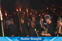 Acara Brokohan dan Lamporan (Oboran), dalam rangka memperingati 117 tahun tertangkapnya Mbah Samin Surosentiko oleh Belanda, Dok pribadi)