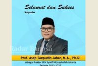 Prof Asep Saepudin Jahar  (Dok Pribadi)