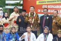 Bupati Lamongan saat menghadiri turnamen futsal SD/SMP (Dok foto Pribadi)