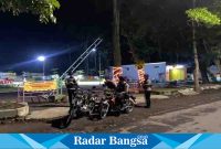 Tim Jos Presisi Polres Lumajang, saat menggelar patroli malam hari, Selasa (28/3/2023). (Dok Humas Polres Lumajang, for Riyaman).