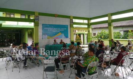 Kegiatan Musrenbang Kecamatan di Kecamatan Sukodono, Kamis (2/3). (Dok Riyaman/Radarbangsa.co.id).