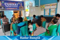 Jumat Curhat Polsek Glagah bersama warga Duduklor di Kantor Desa (Dok foto RB)