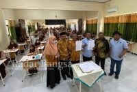 PWI sidoarjo gelar safari jurnalis ,Kamis (2/3) di SMAN 1 Tarik (Foto : Rino Tutuko )