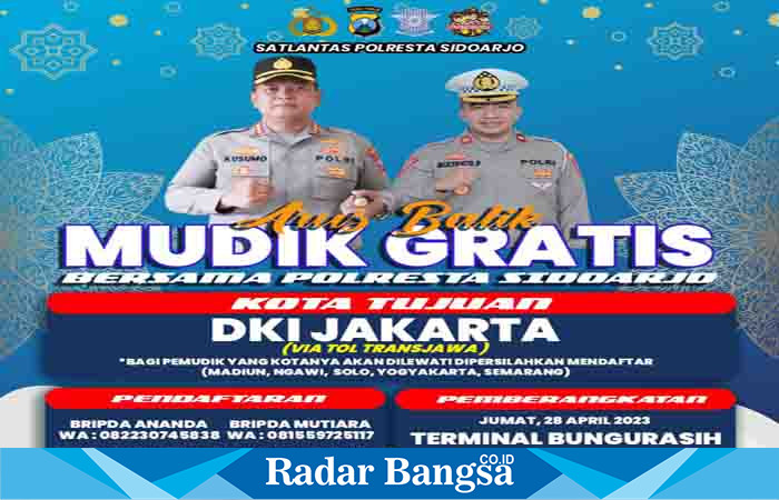 Pamflet Polresta Sidoarjo (Dok Istimewa)