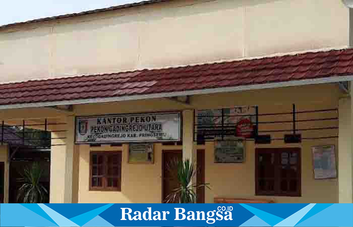 Kantor Pekon Gadingrejo Utara Kecamatan Gadingrejo Kabupaten Pringsewu (Dok foto Darmawan)