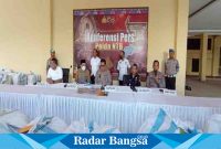  Kapolda NTB Irjen Pol Drs. Djoko Poerwanto dalam konferensi pers yang dilaksanakan di Command Center Polda NTB, Selasa (04/04/2023) (Dok foto humas Poloda NTB for Karina/RadarBangsa.co.id)