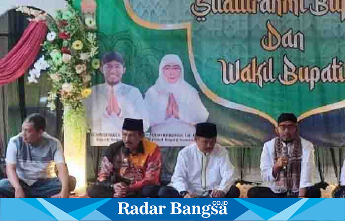 Bupati Sumenep Achmad Fauzi Safari Ramadhan 1444 Hijriah di Pulau Giligenteng, Kamis (13/4/2023). (Dok foto Surah)
