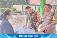TNI -Polri lakukan pengamanan ,Sabtu (6/5) Di Sedati (Foto : Rino Tutuko )