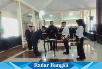 Bupati Bondowoso KH.Salwa Arifin di Pendopo RBA Kironggi , Selasa,23/05/2023.