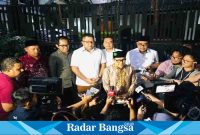 Ketua Umum Partai Kebangkitan Bangsa (PKB) Abdul Muhaimin Iskandar mengunjungi rumah dinas Wakil Presiden Ma'ruf Amin, Senin sore (15/5/2023).