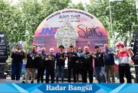 JNE bersama Band SLANK saat tour (Dok foto JNE for RadarBangsa.co.id)