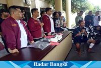 Polrestabes Semarang saaat gelar pers reales (Dok foto Humas)